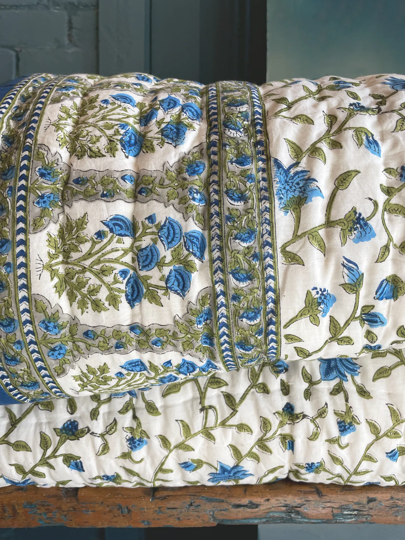 Block Printed Quilt