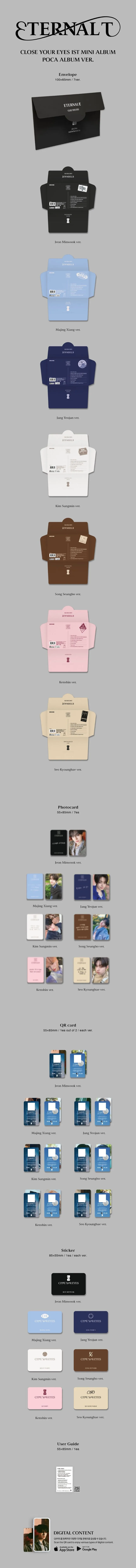 CLOSE YOUR EYES - The 1st Mini-Album 'ETERNALT' (POCA ALBUM Version)