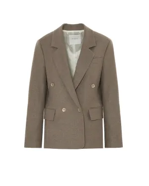 double breasted wool jacket