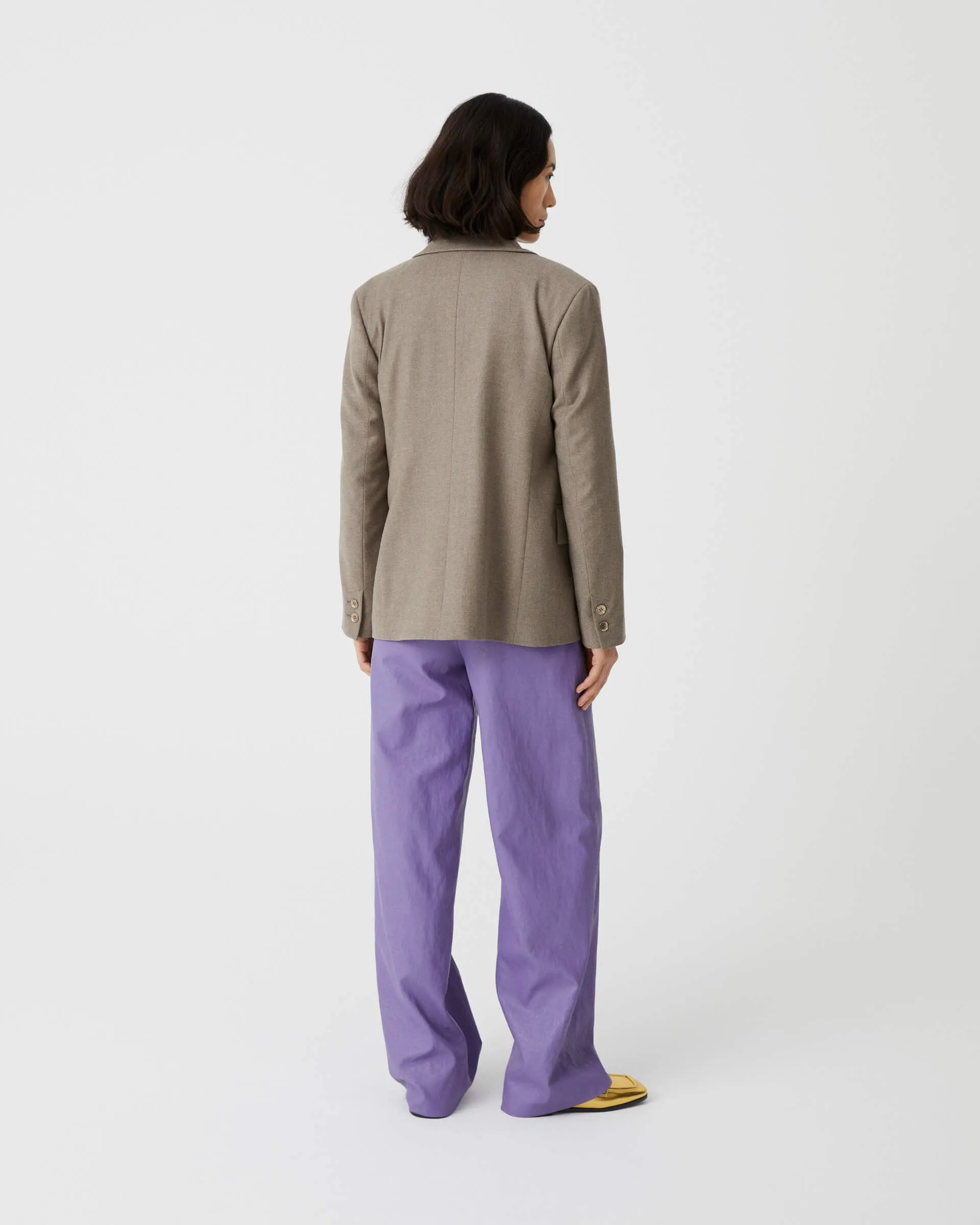 double breasted wool jacket