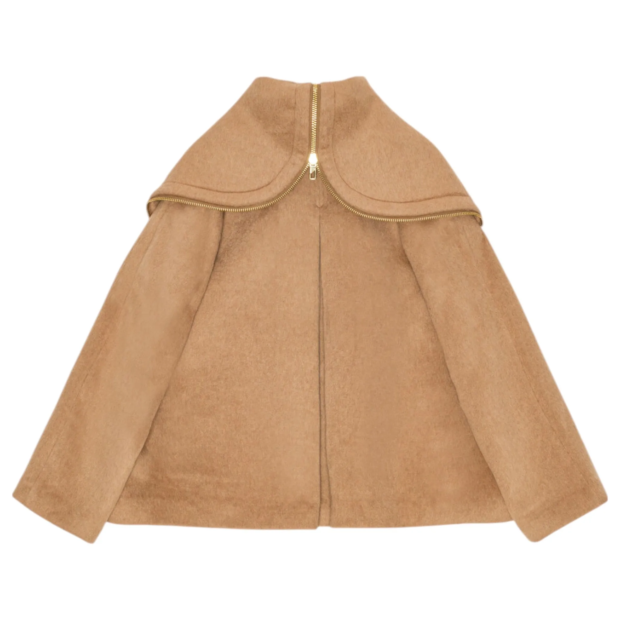 DOUBLE FACE WOOL JACKET / LATTE