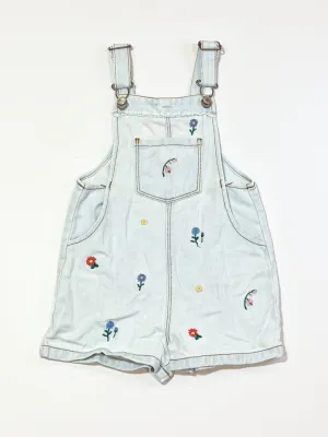 Embroidered denim overalls - Size 2-3