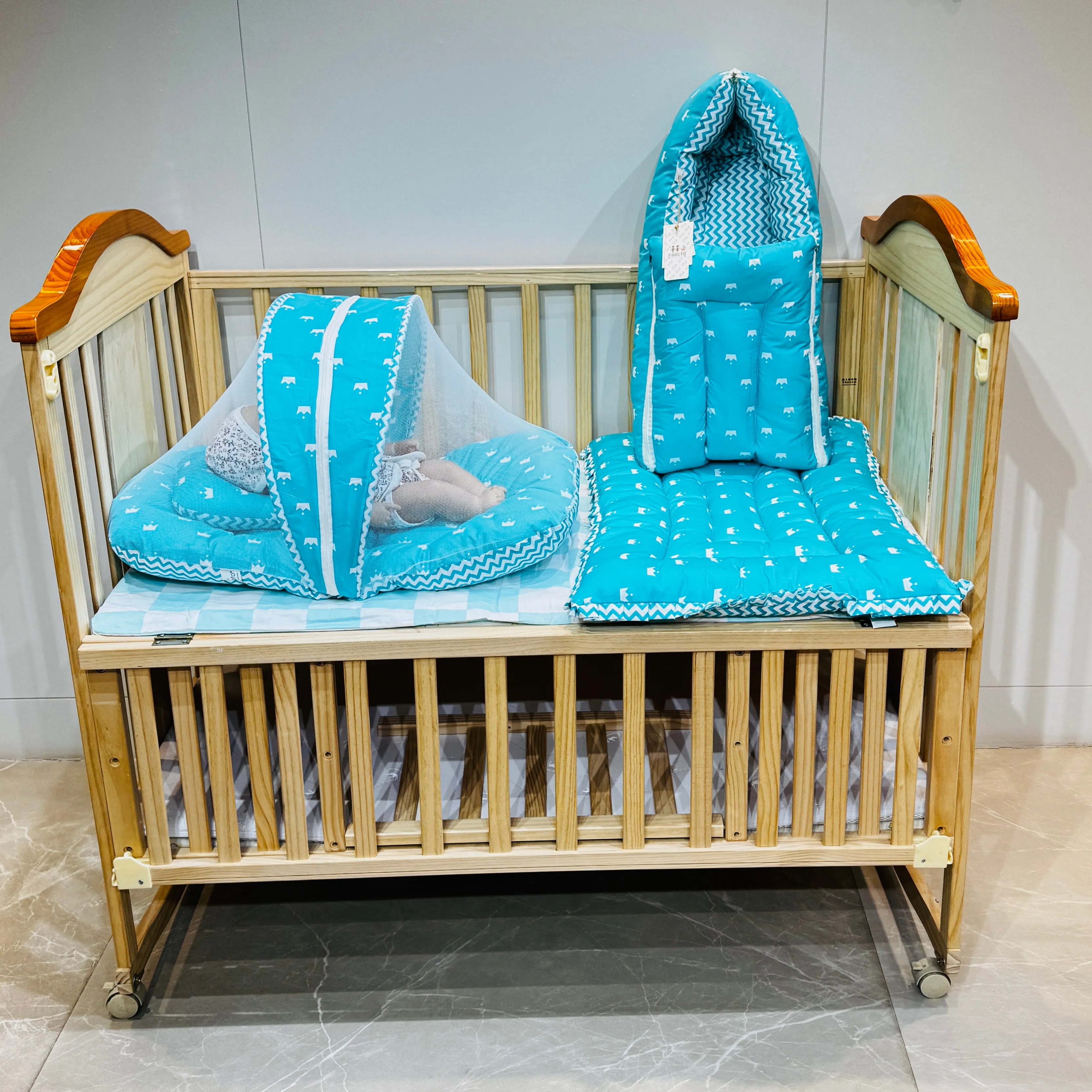 Fareto New Born Baby Hospital Essentials For All Moderate Season 75 in 1 (0-6 Months)