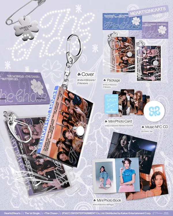 Hearts2Hearts - 1st Single 'The Chase' (Mini Book Version)