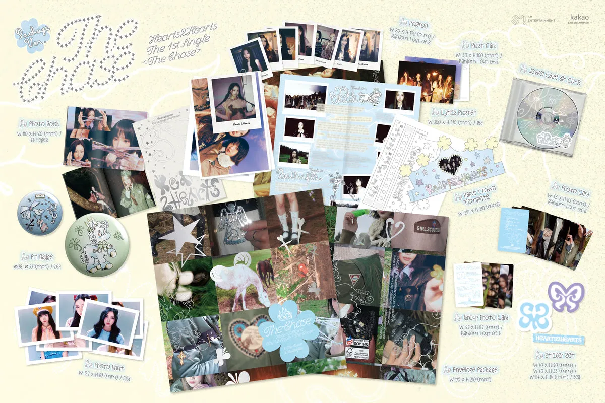 Hearts2Hearts - 1st Single 'The Chase' (Package Version)