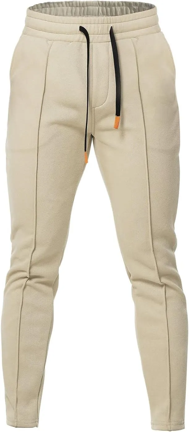 Mens Workout Cargo Sweatpants Sports Pants Mens Workout Pants Men's Elastic Waist Drawstring Jogger Hiking Streetwear