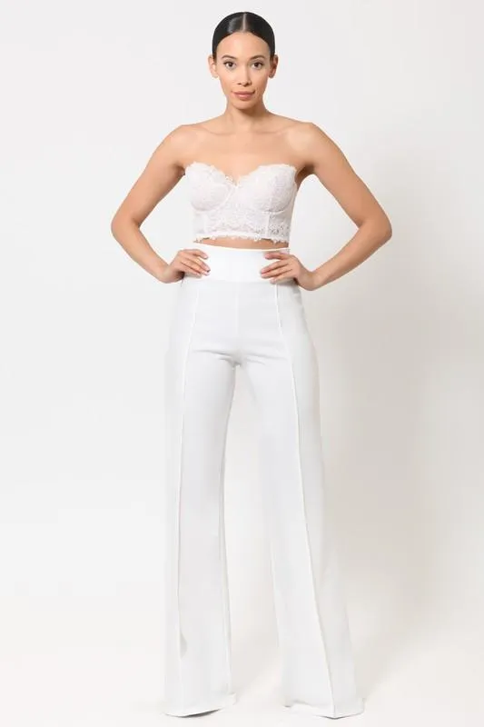MIMI HIGH WAISTED PANT- NEW PINK