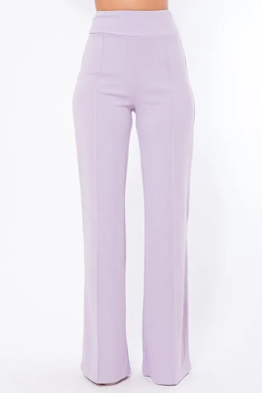 MIMI HIGH WAISTED PANT- NEW PINK