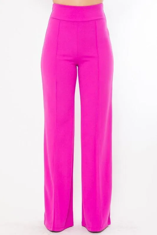 MIMI HIGH WAISTED PANT- NEW PINK