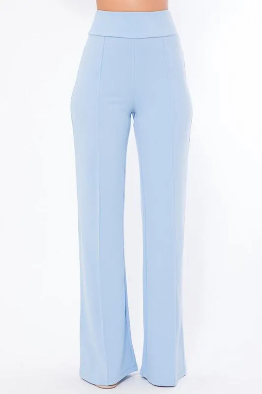 MIMI HIGH WAISTED PANT- NEW PINK