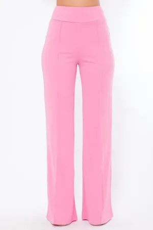 MIMI HIGH WAISTED PANT- NEW PINK