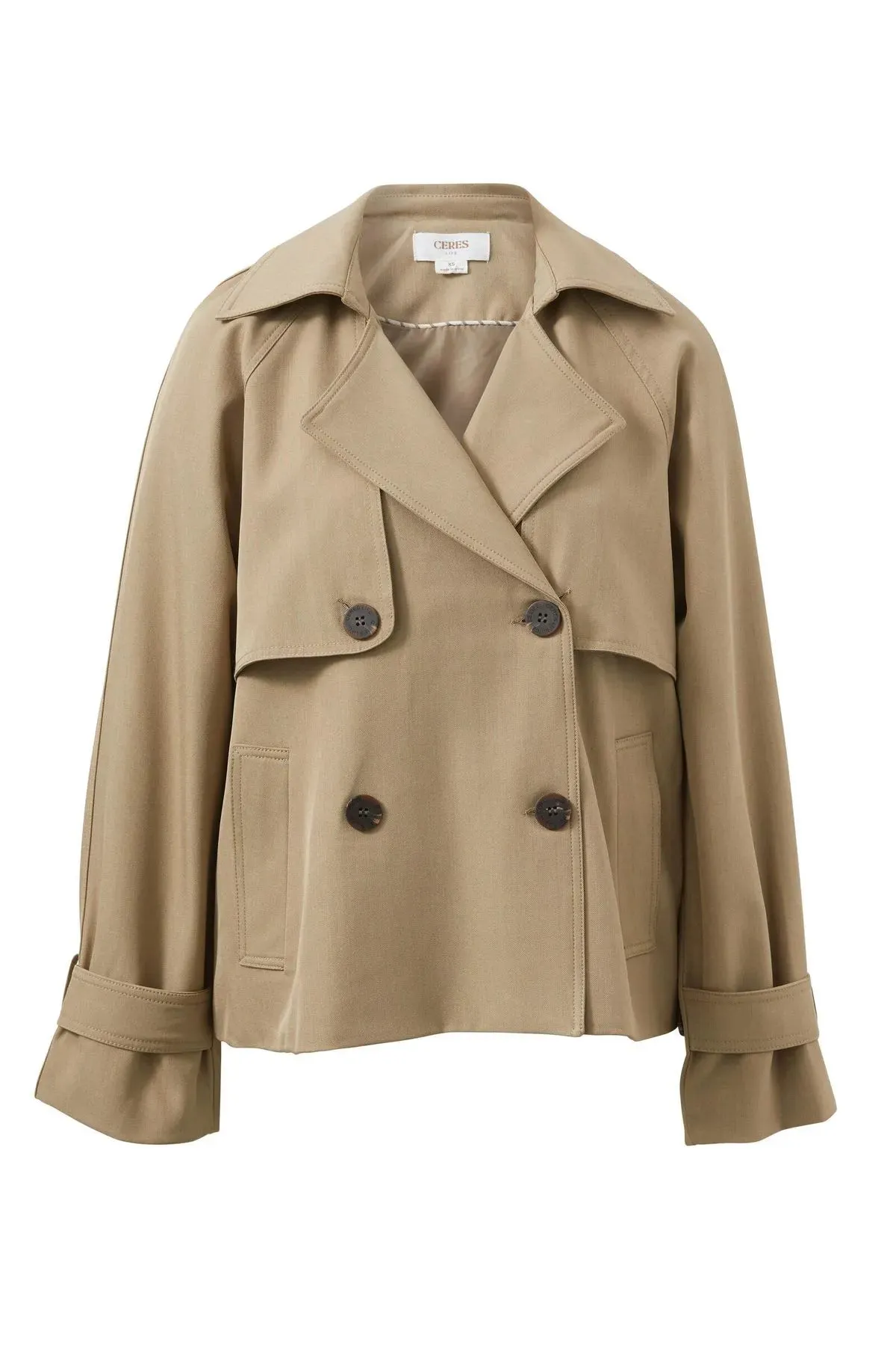 Short Trench Coat | Summer Taupe