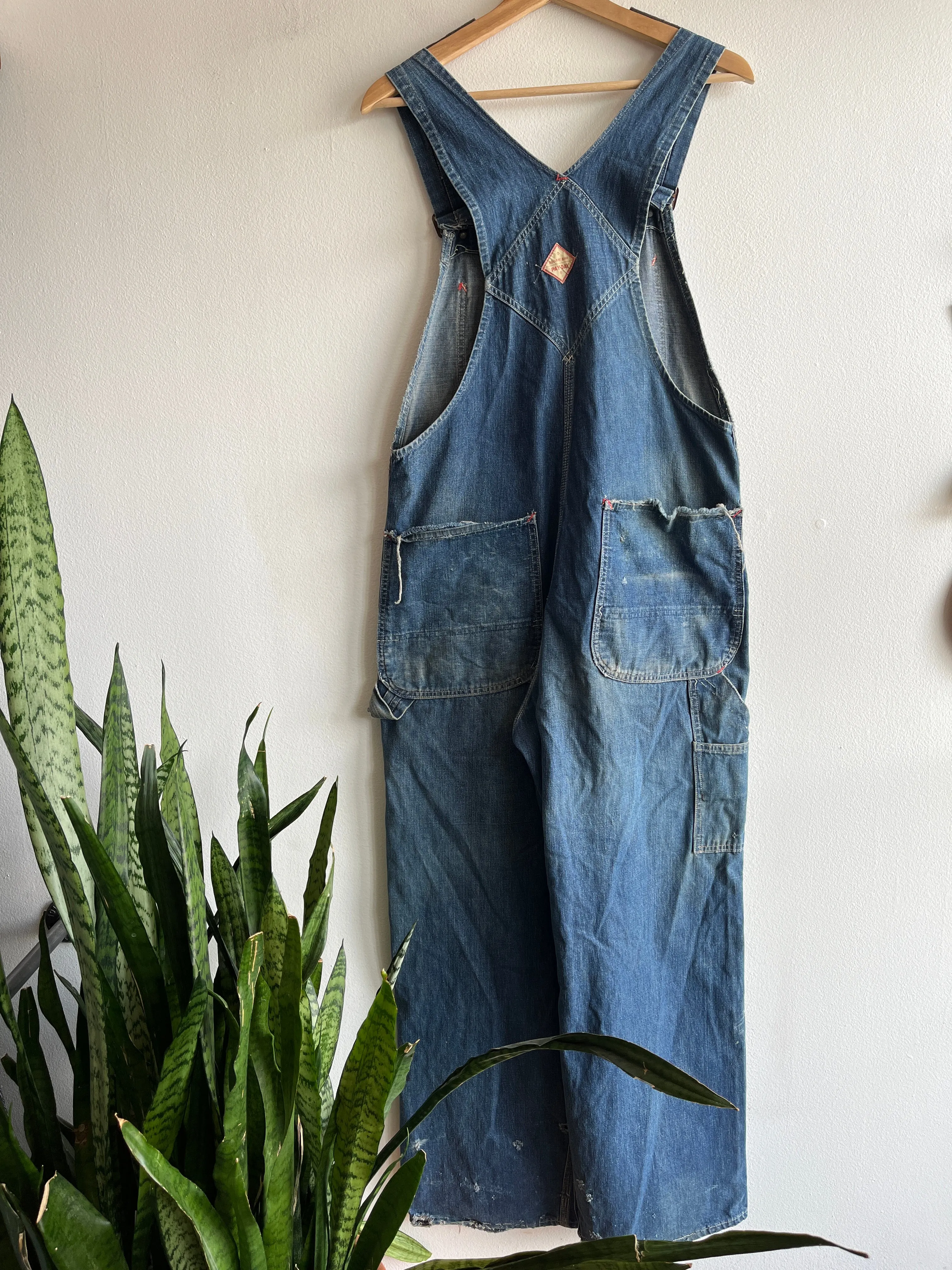 Vintage 1950s Pay Day Denim Overalls