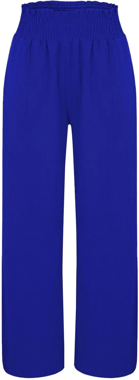 Womens Tall Dress Pants Wide Leg High Waist Summer Casual Boho Trousers Travel Vacation Long Work