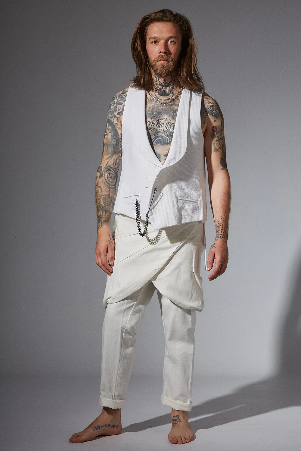 WRAPED FRONTAL PANTS