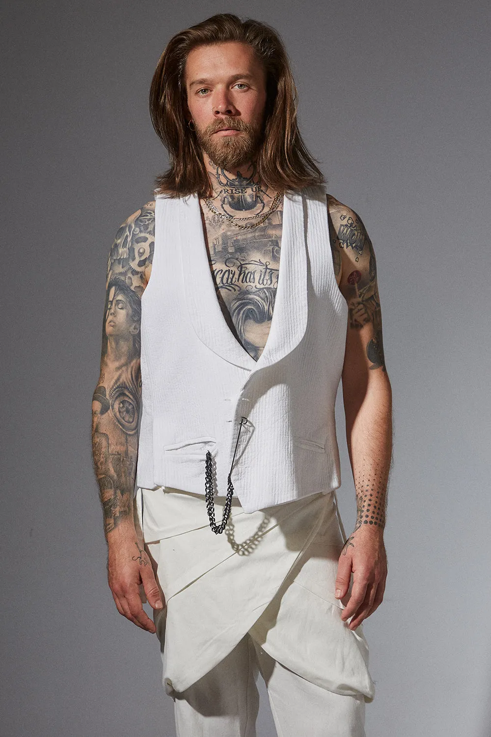 WRAPED FRONTAL PANTS