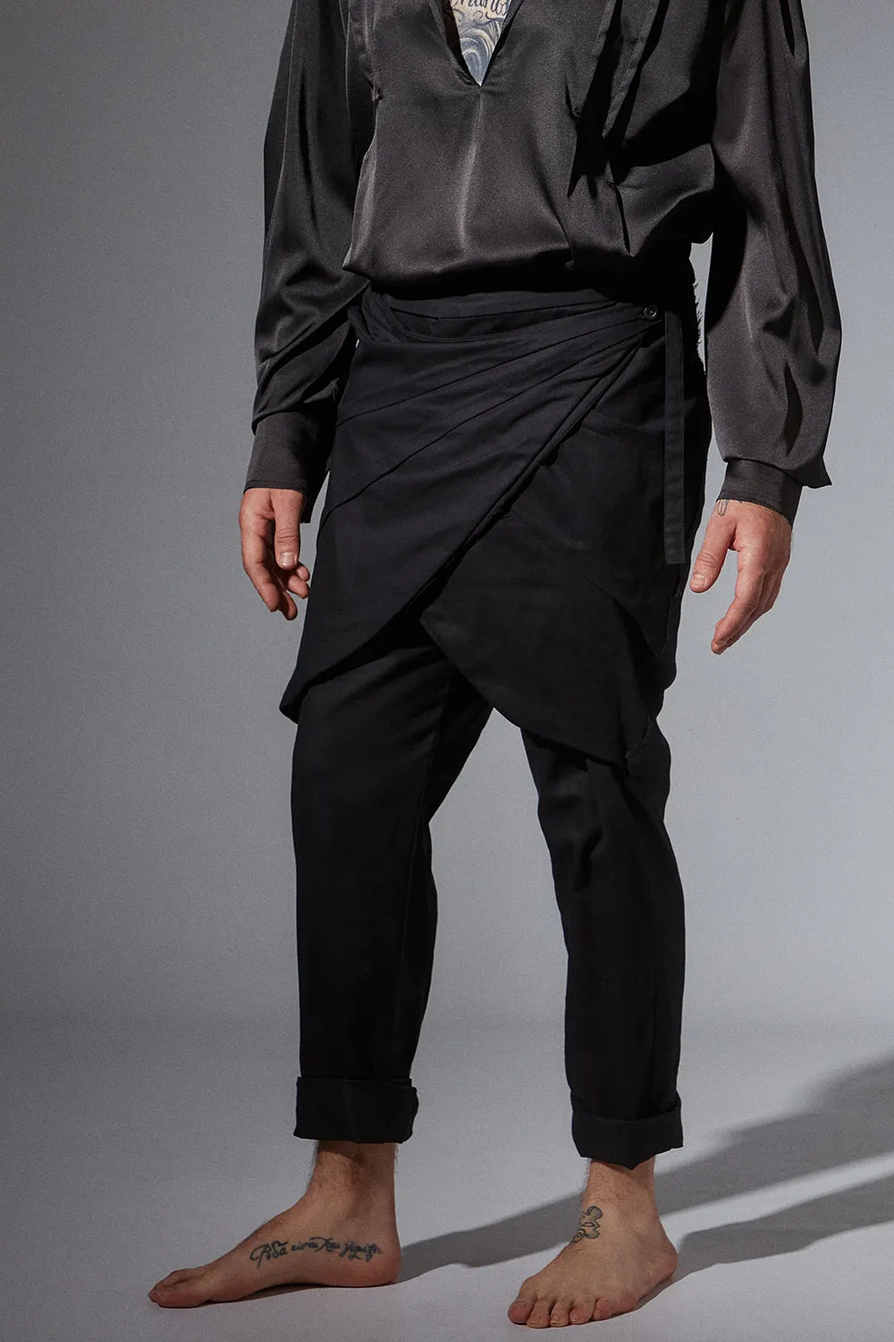 WRAPED FRONTAL PANTS